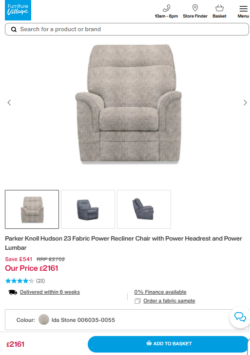 Price comparison
