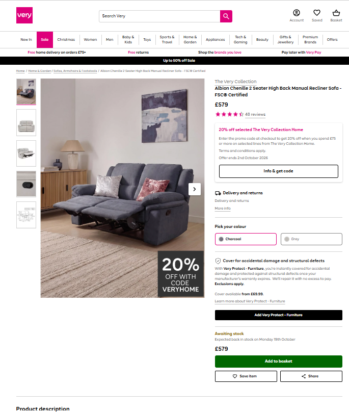 Price comparison