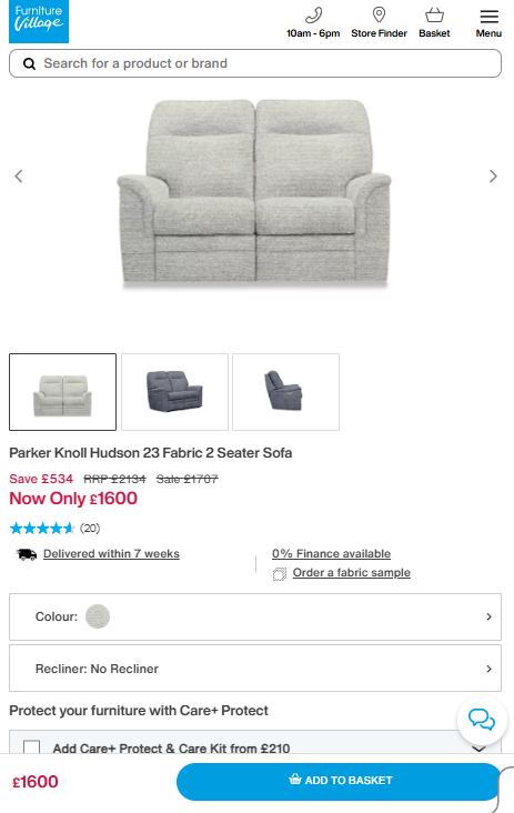 Price comparison