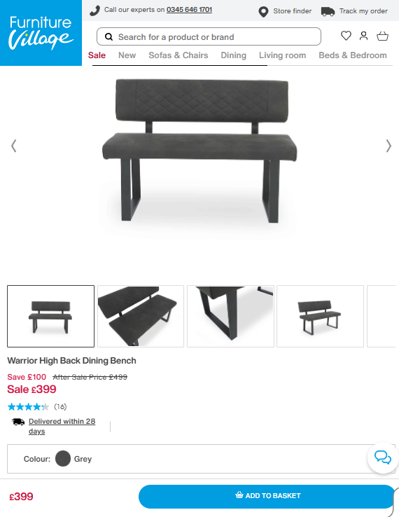 Price comparison