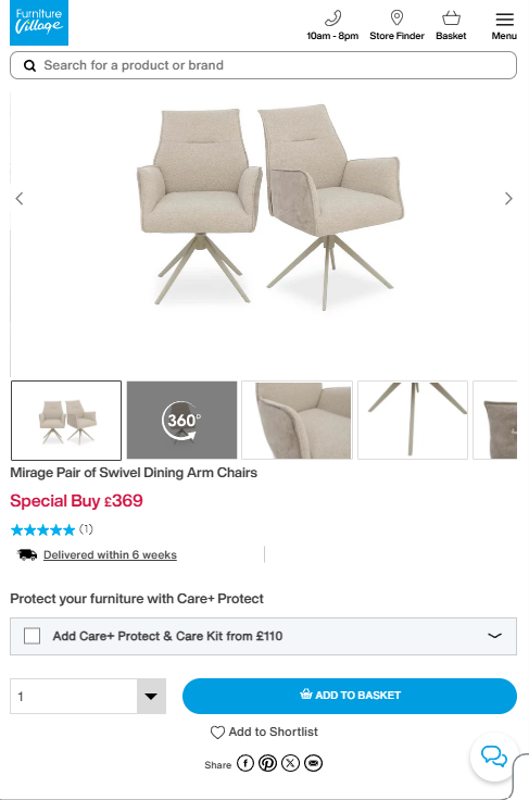 Price comparison
