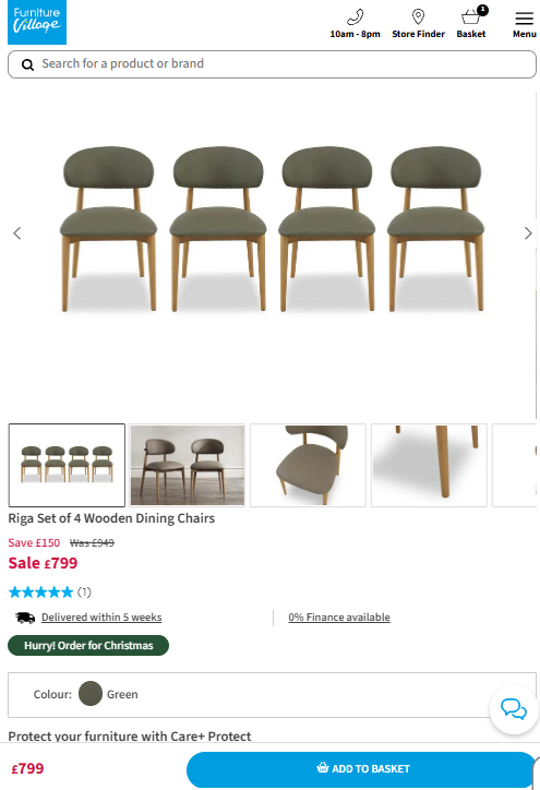 Price comparison