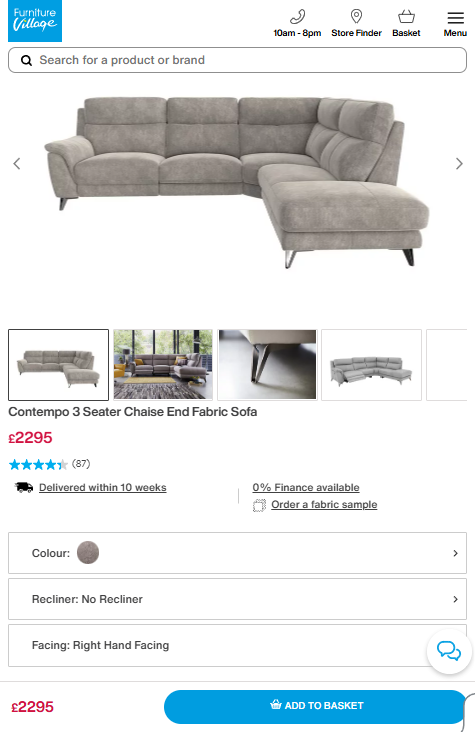 Price comparison
