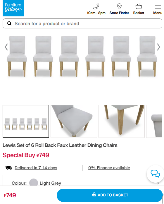 Price comparison