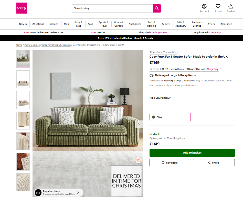 Price comparison