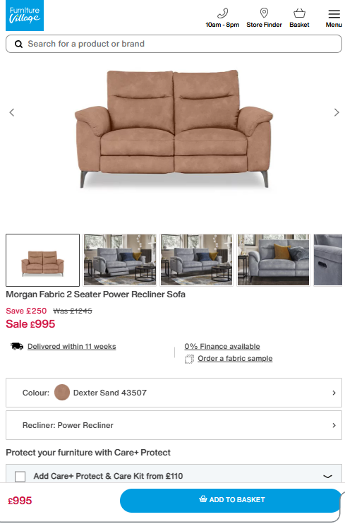 Price comparison