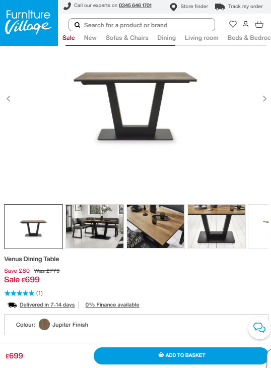 Price comparison