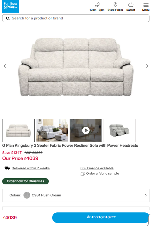 Price comparison