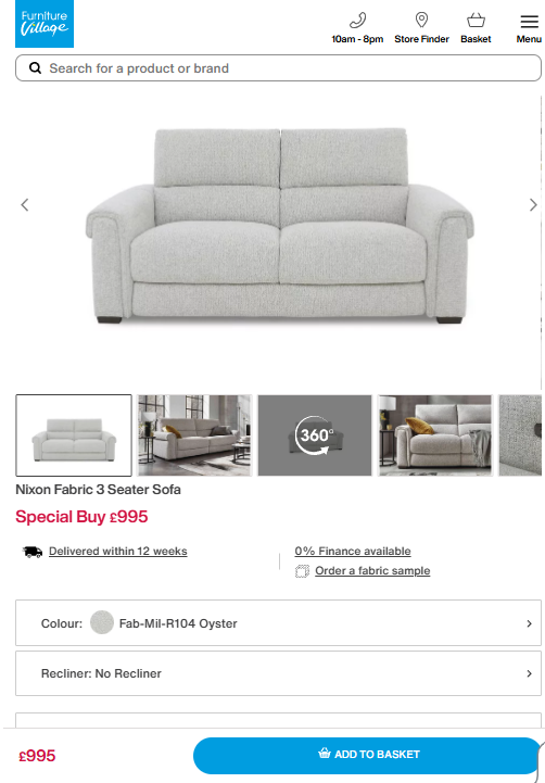 Price comparison