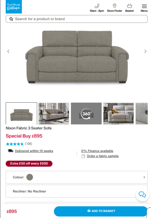 Price comparison