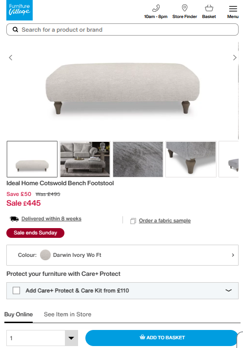 Price comparison
