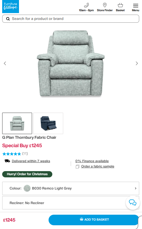 Price comparison