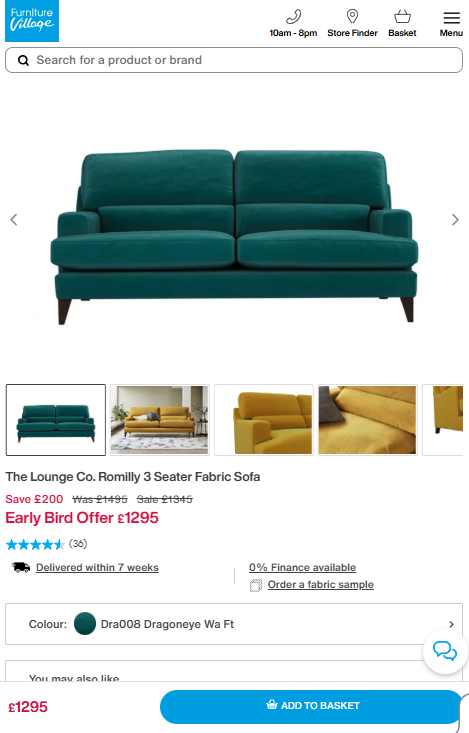 Price comparison