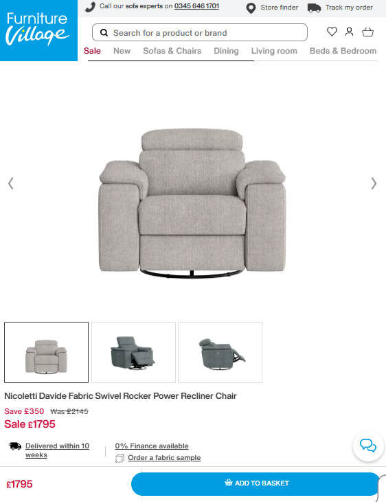 Price comparison