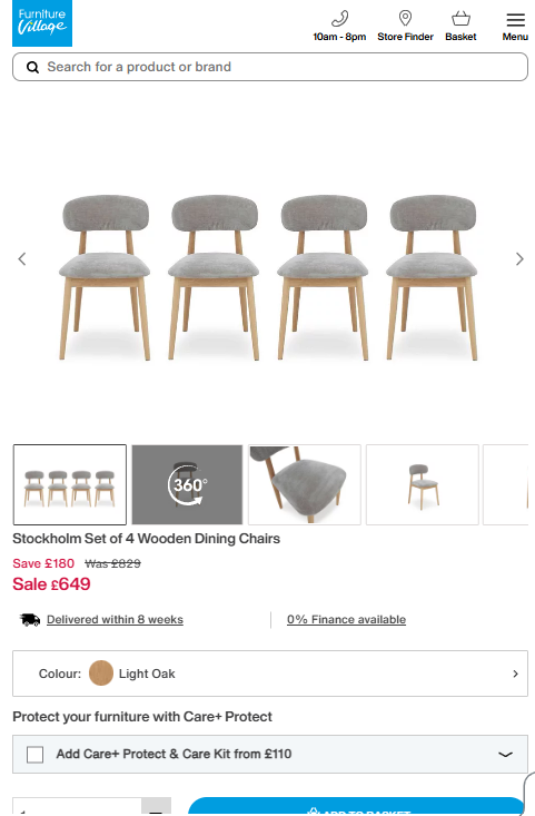 Price comparison