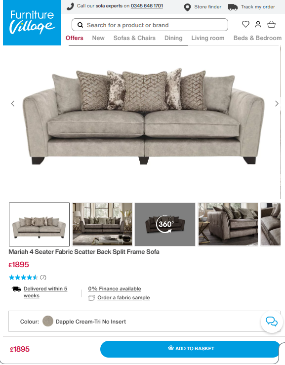 Price comparison