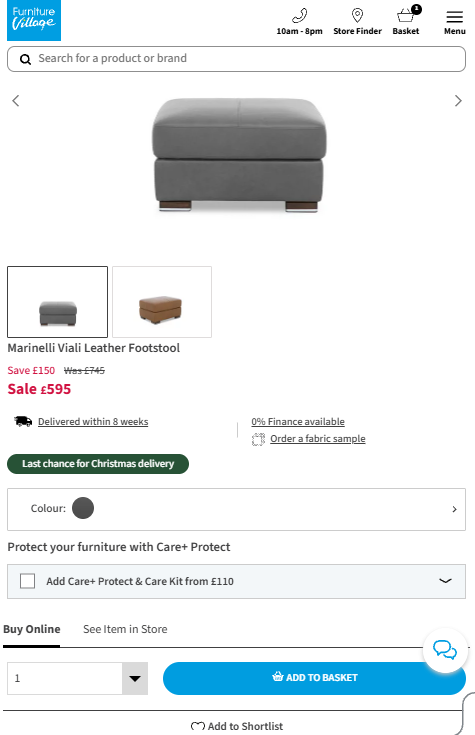 Price comparison