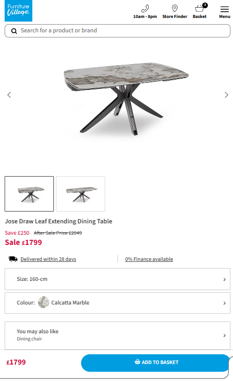 Price comparison