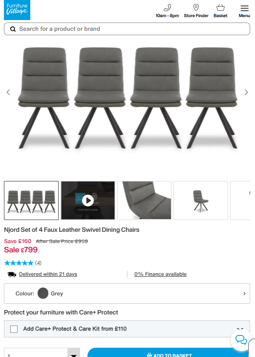 Price comparison