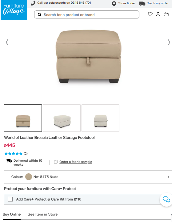 Price comparison