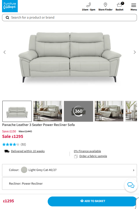 Price comparison