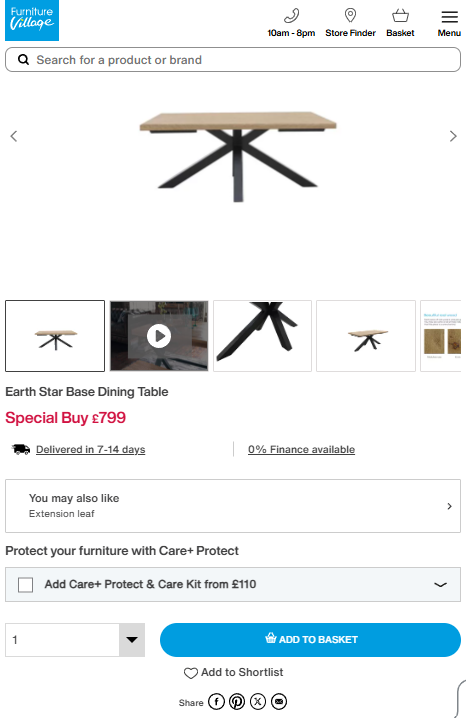 Price comparison