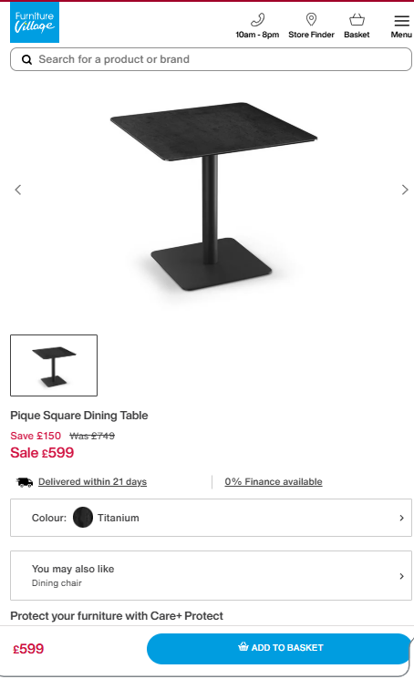 Price comparison