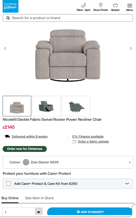 Price comparison