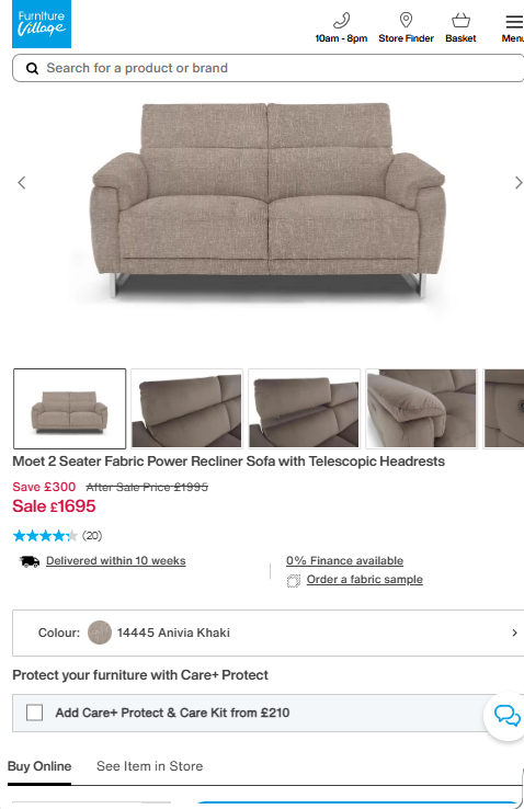 Price comparison