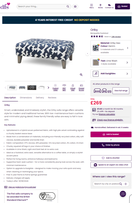 Price comparison
