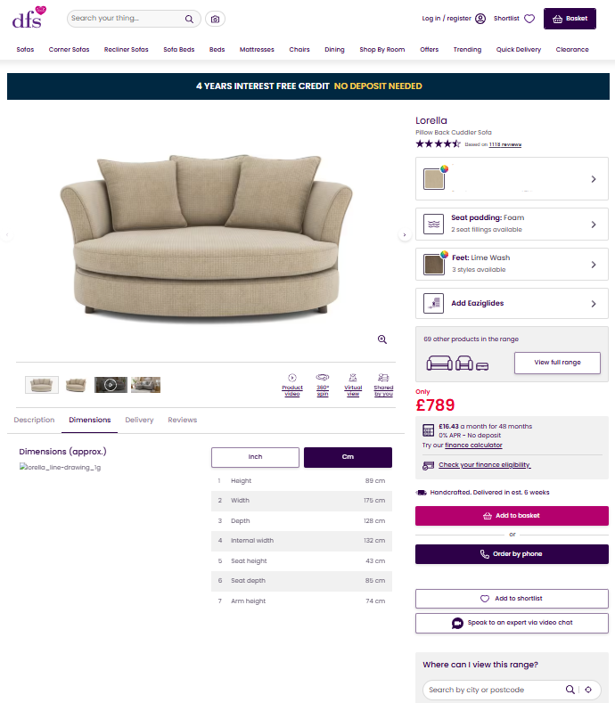Price comparison