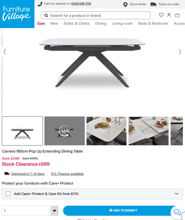 Price comparison