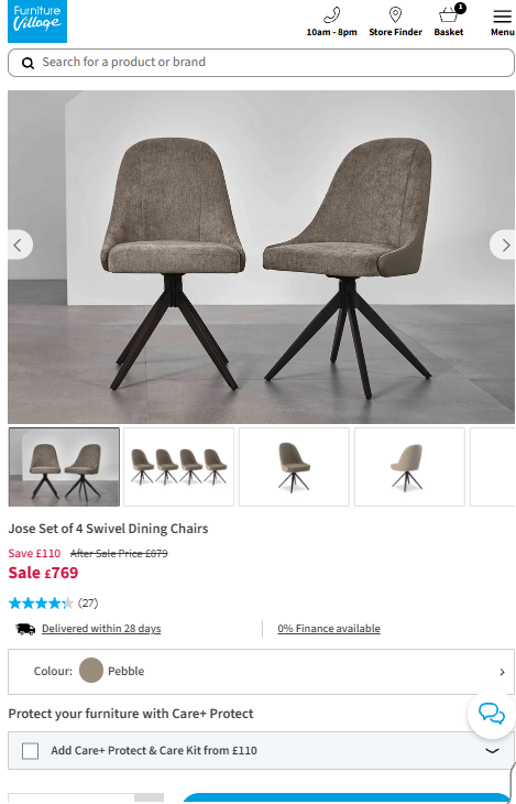 Price comparison