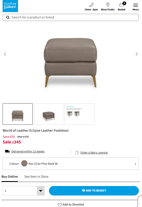 Price comparison