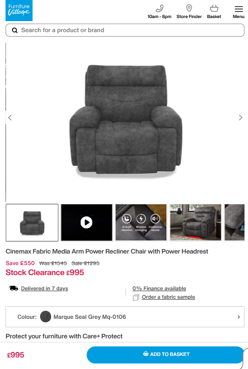 Price comparison