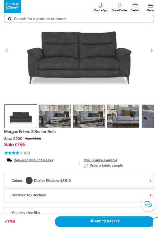 Price comparison