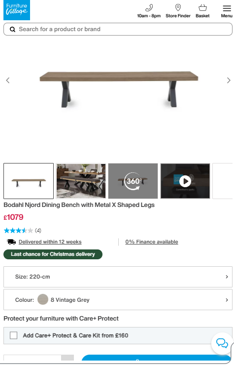 Price comparison