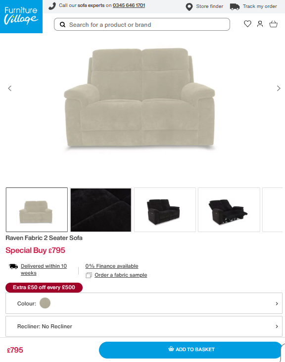 Price comparison