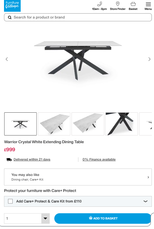 Price comparison