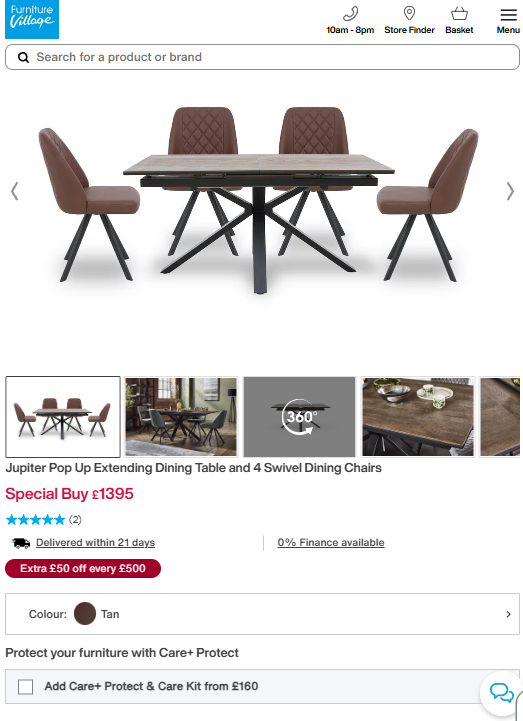 Price comparison