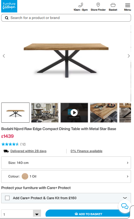 Price comparison