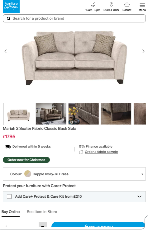 Price comparison