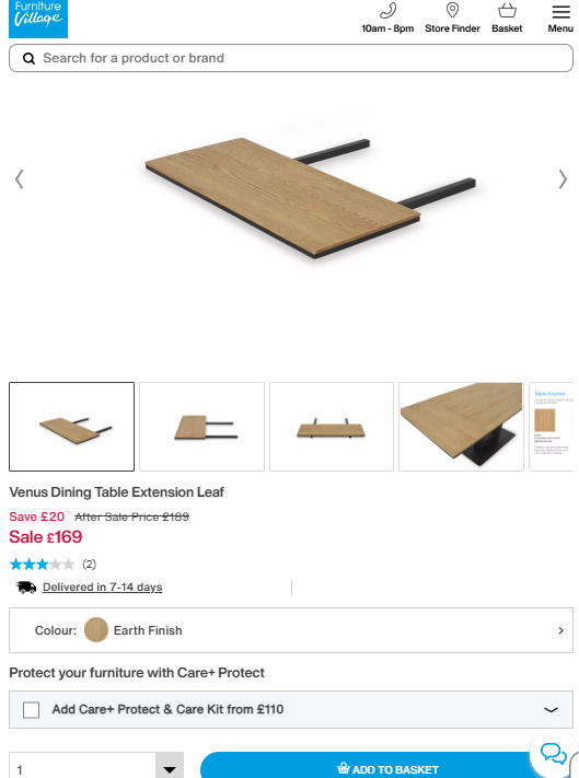 Price comparison
