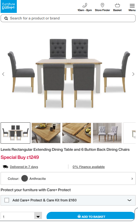 Price comparison