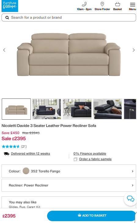 Price comparison