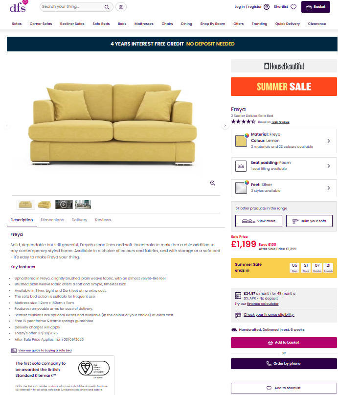 Price comparison