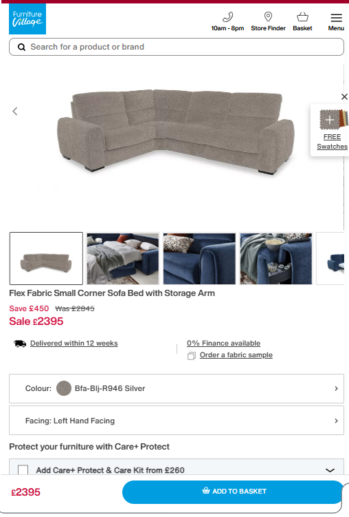 Price comparison