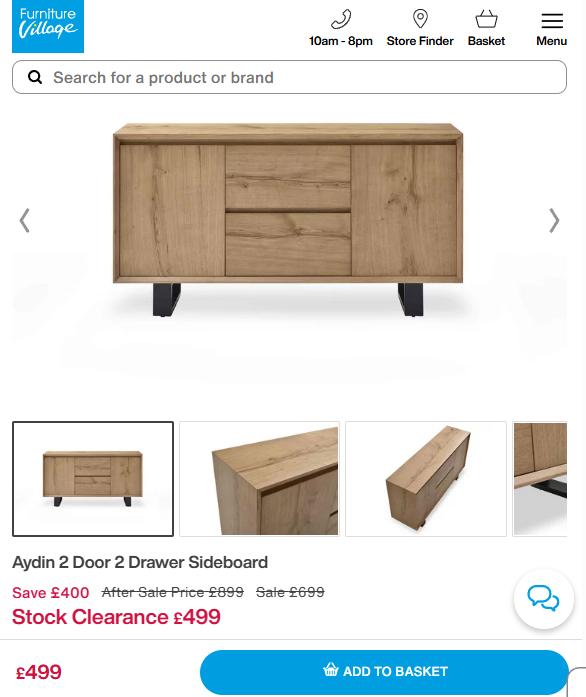 Price comparison