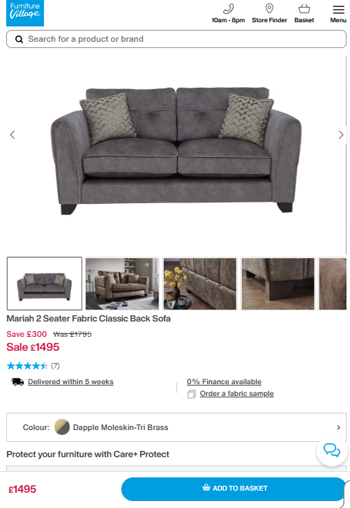 Price comparison