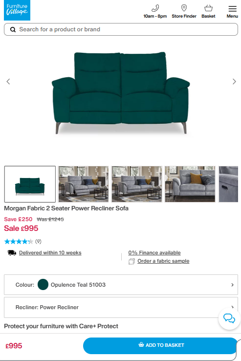 Price comparison